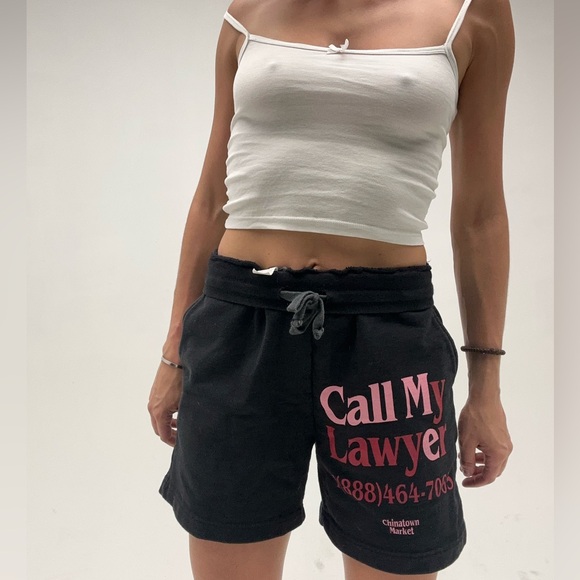 Call my lawyer sweatpants shorts